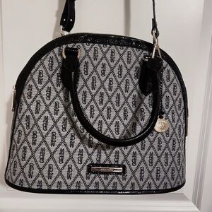 Black and Gray Designer Handbag BRAHMIN